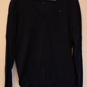 Tommy‎ Hilfiger Navy Pima Cotton Sweater